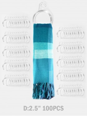 SCARF HANGER W HOOK (100 Pcs)